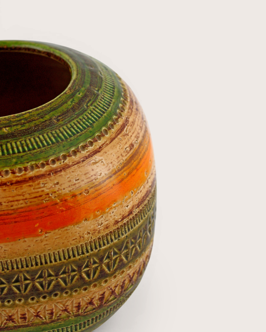 Vaso sferico Sahara – Aldo Londi per Ceramiche Paoli / Bitossi