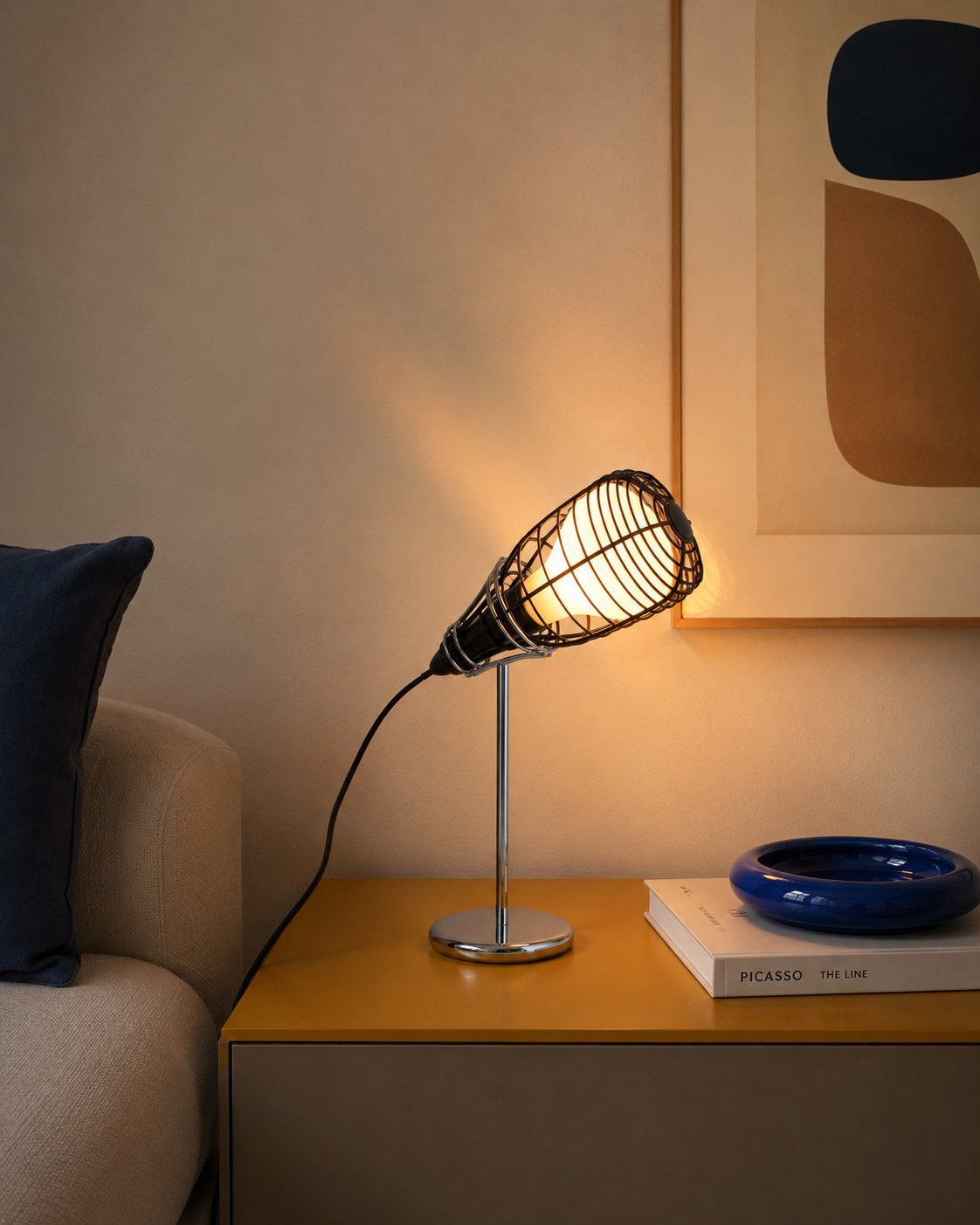 Lampada da tavolo Cage Mic – Diesel with Foscarini