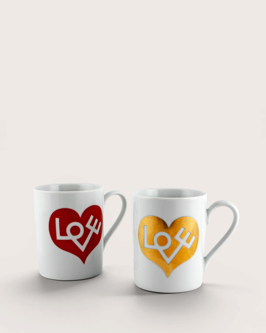 Coppia di tazze Coffee Mugs Love Heart – Alexander Girard per Vitra