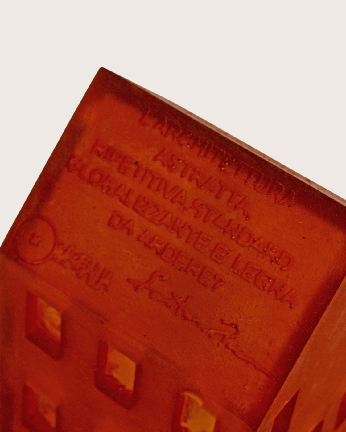 Lampada da tavolo Fuoco – Gaetano Pesce per Meritalia