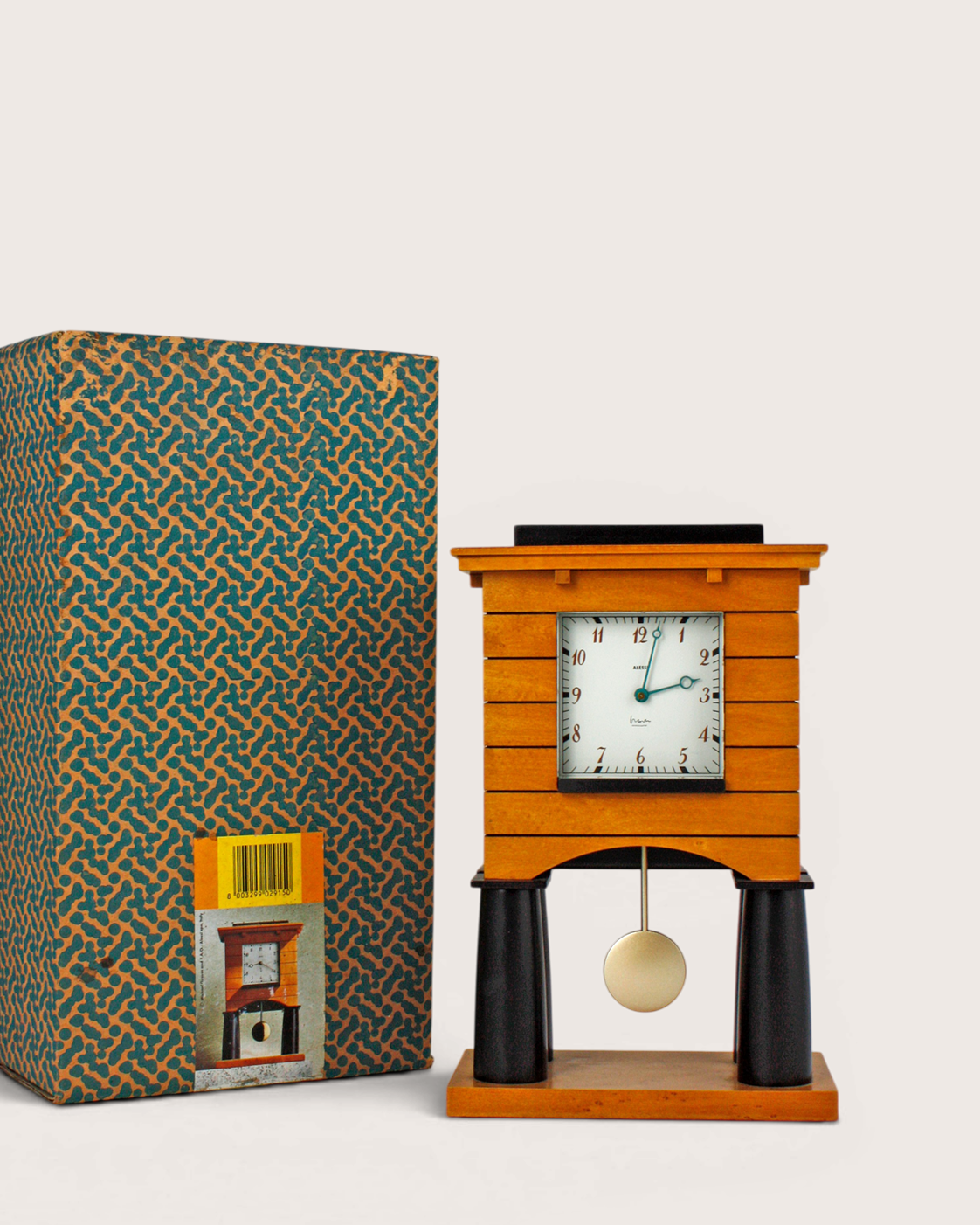 Mantel Clock 03 Table Clock – Michael Graves for Alessi, 1st Edition