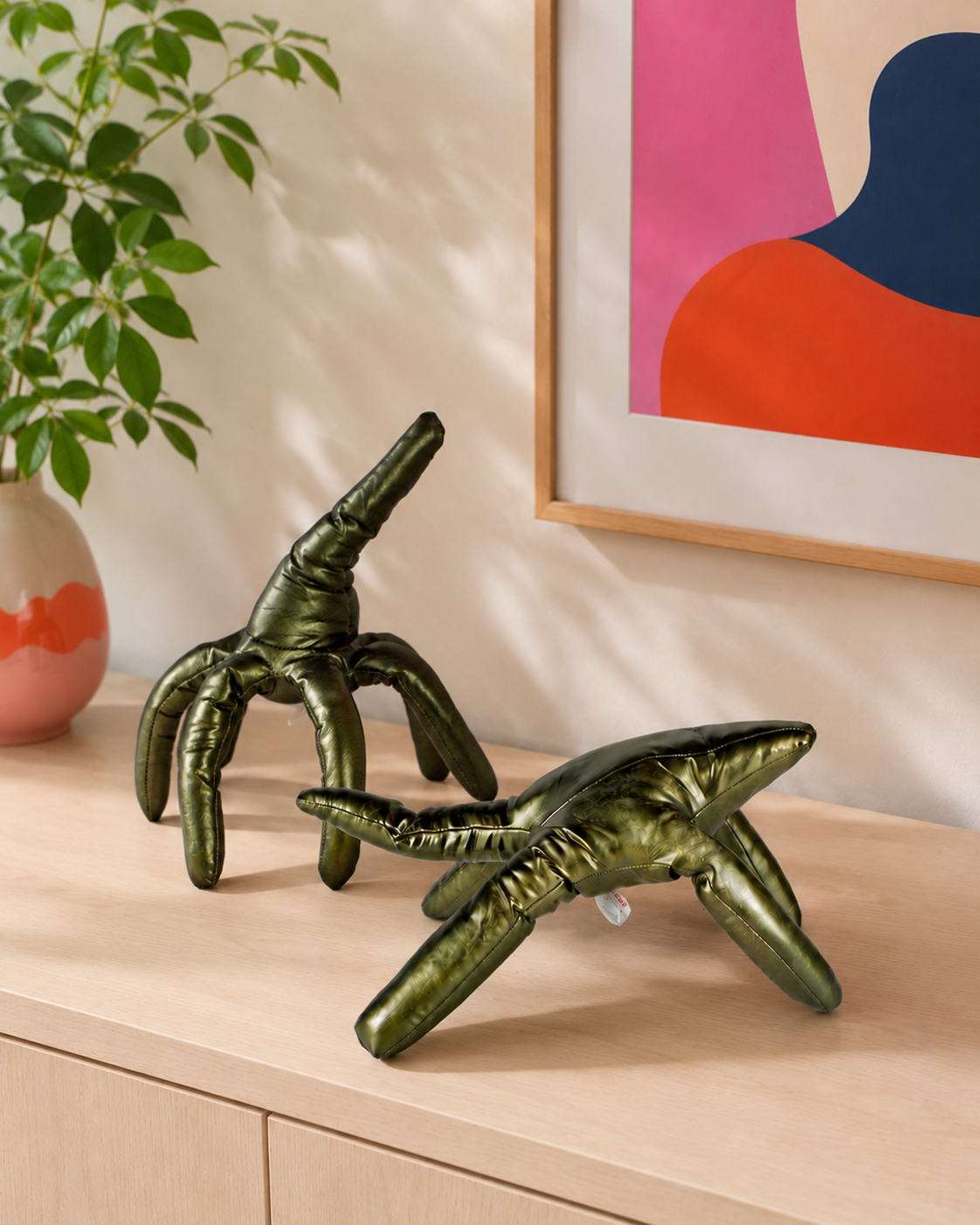 Textilobjekt Mandacaru Tatà Grün – Campana-Brüder für Alessi