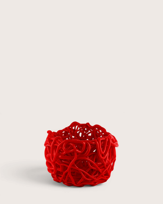 Vaso Senzafine Round Rosso – Gaetano Pesce per Meritalia