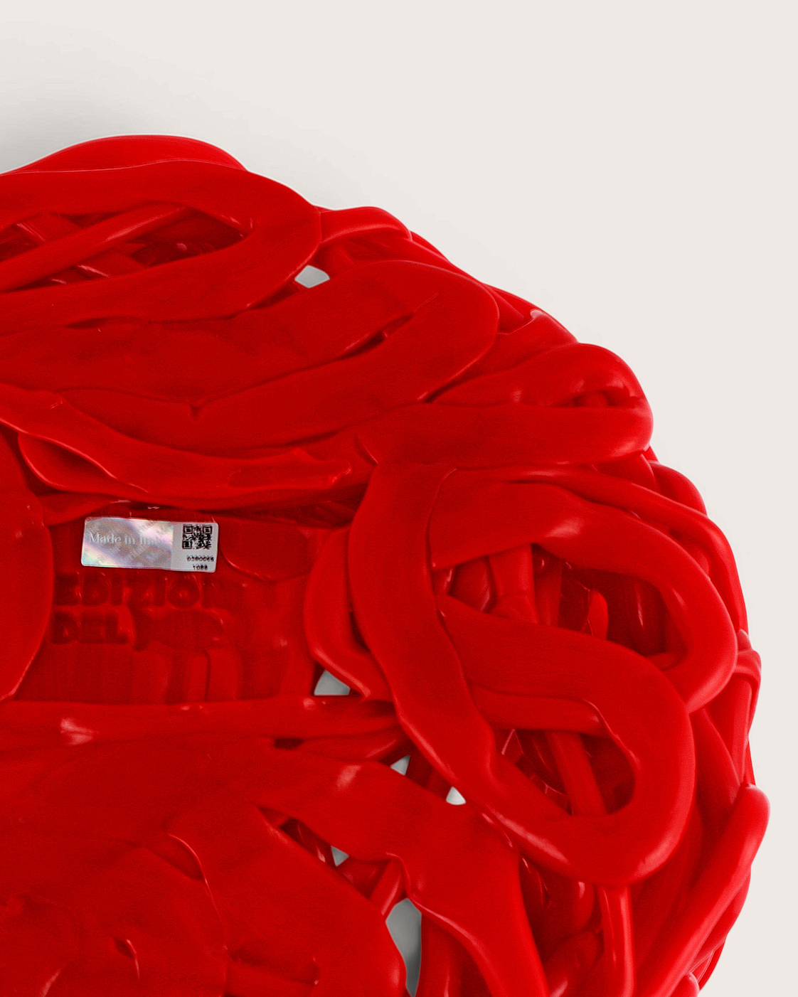 Vaso Senzafine Round Rosso – Gaetano Pesce per Meritalia