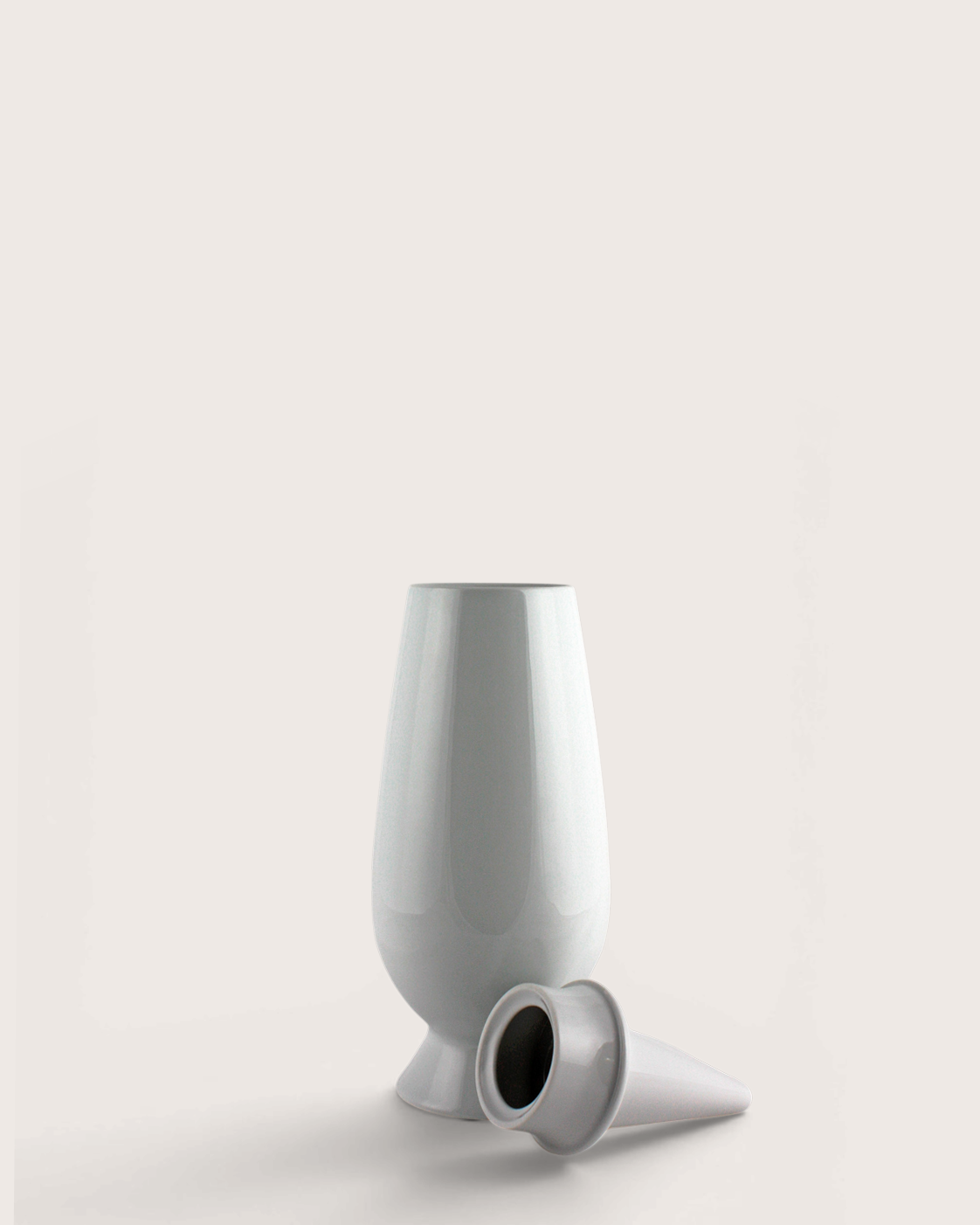 Vaso con coperchio 100% Make-Up – Alessandro Mendini per Alessi