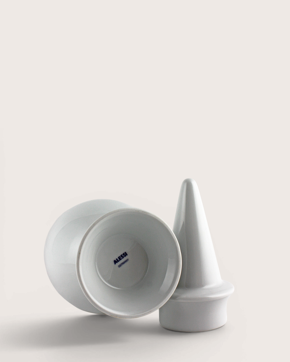 Vaso con coperchio 100% Make-Up – Alessandro Mendini per Alessi