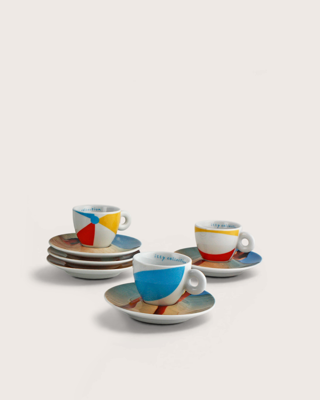 illy Art Collection 2002 6er-Set Espressotassen – Marina Abramović