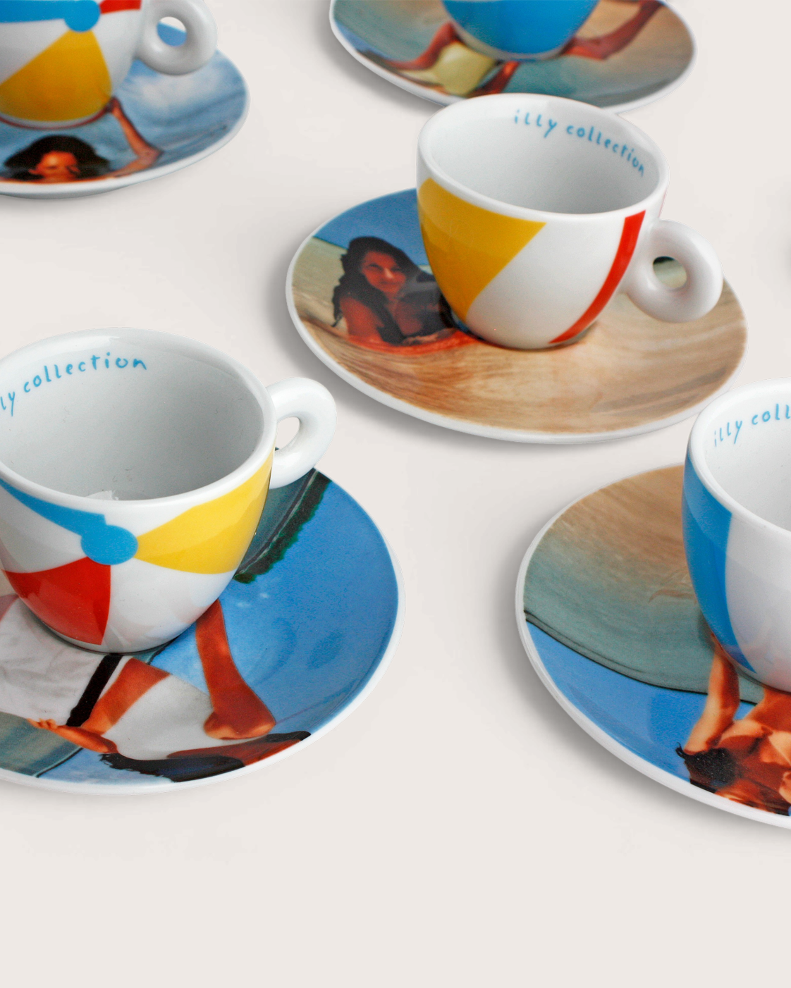 illy Art Collection 2002 6er-Set Espressotassen – Marina Abramović
