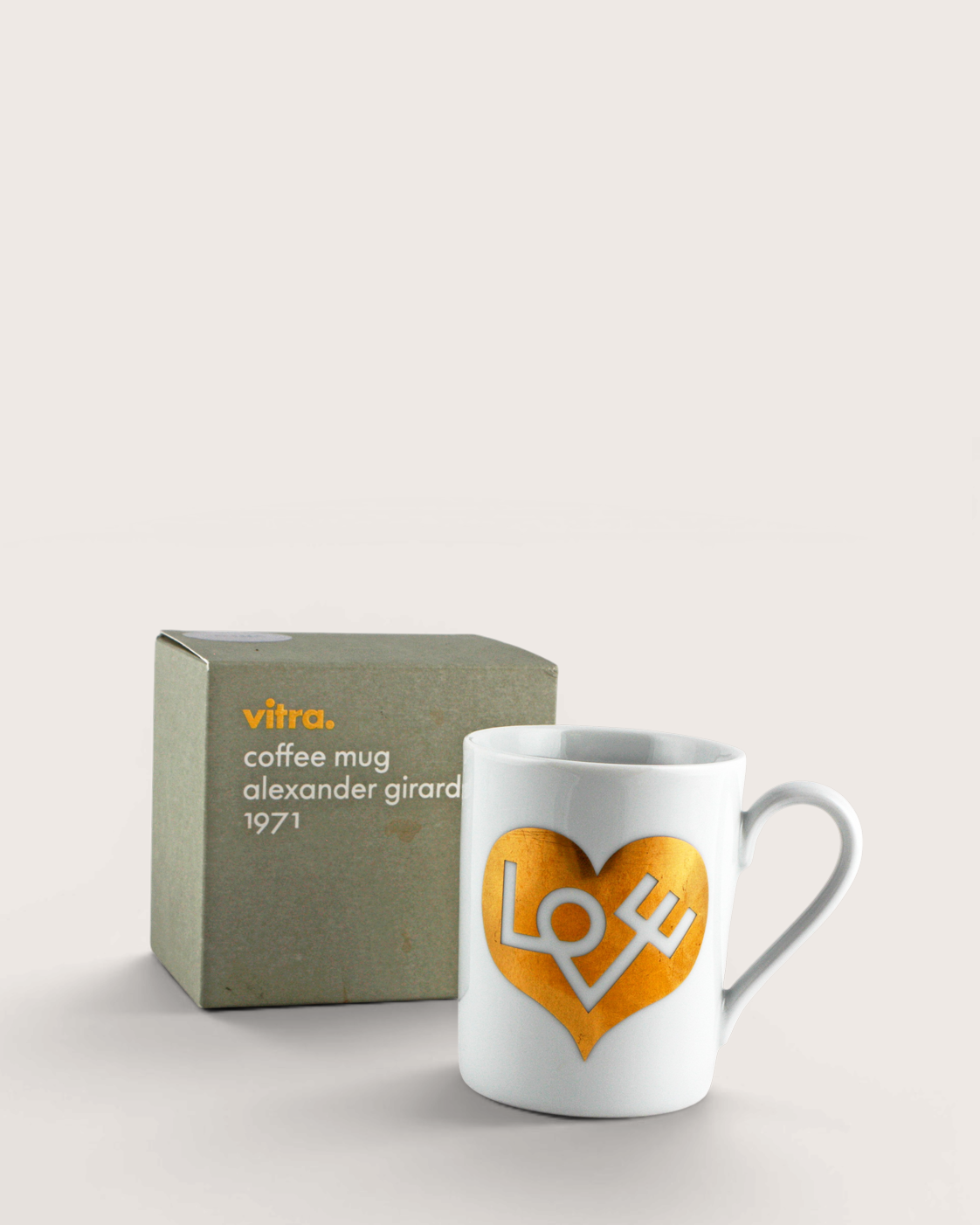 Coppia di tazze Coffee Mugs Love Heart – Alexander Girard per Vitra