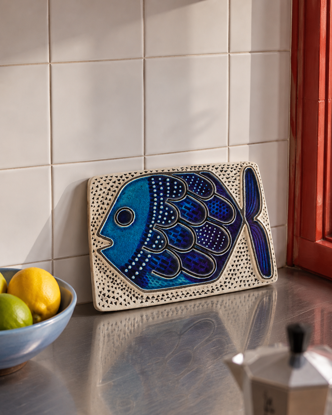 Placca murale Fisk 8015M – Mari Simmulson per Upsala-Ekeby