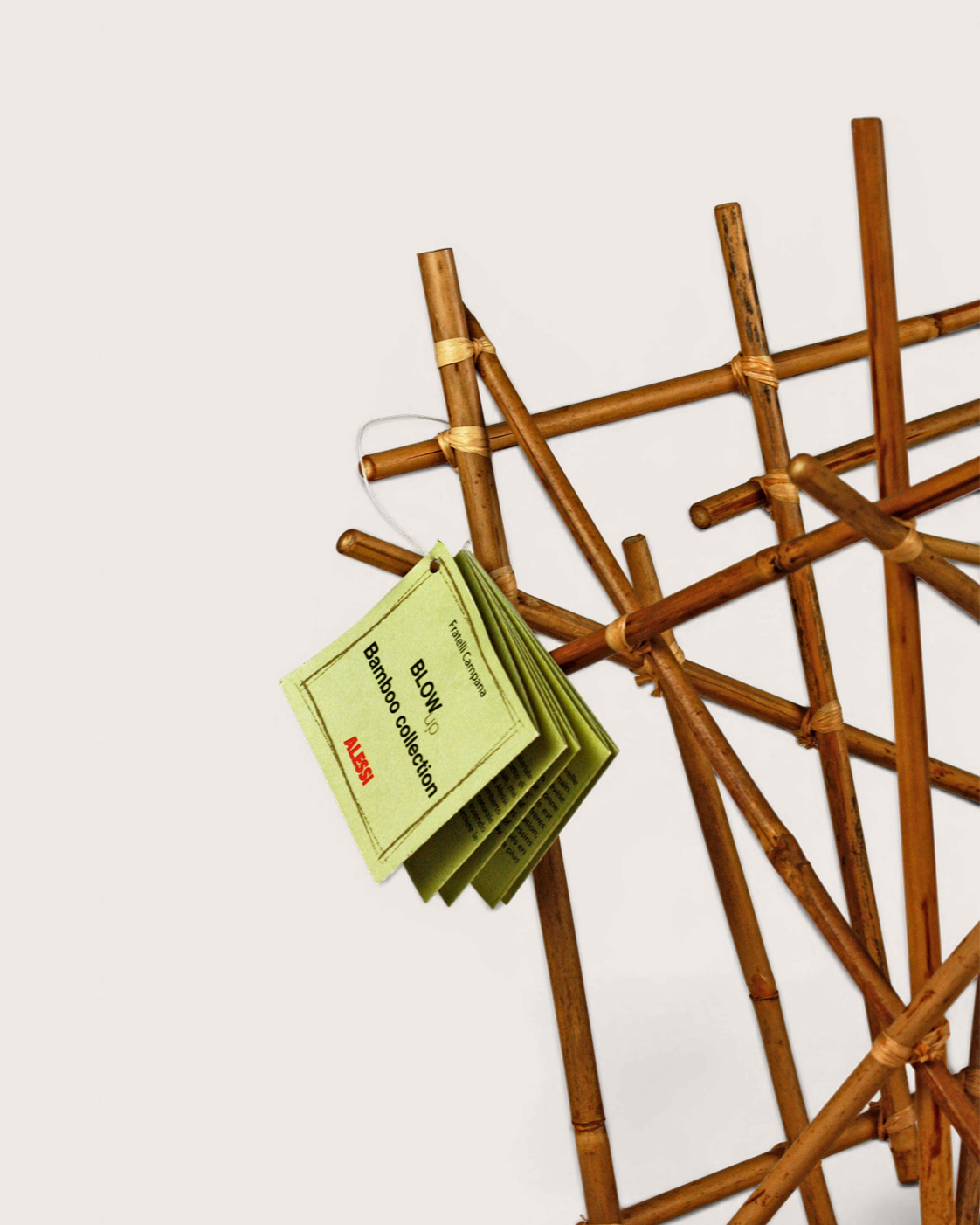 Blow Up Bamboo FC15 WD Magazine Holder – Campana Brothers for Alessi