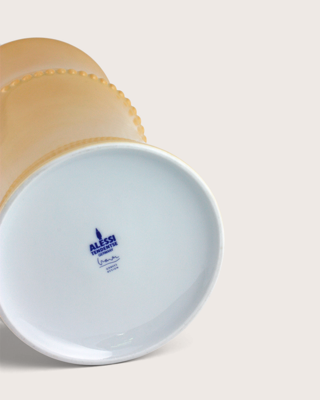 Vaso TMG4 M Crema – Michael Graves per Alessi