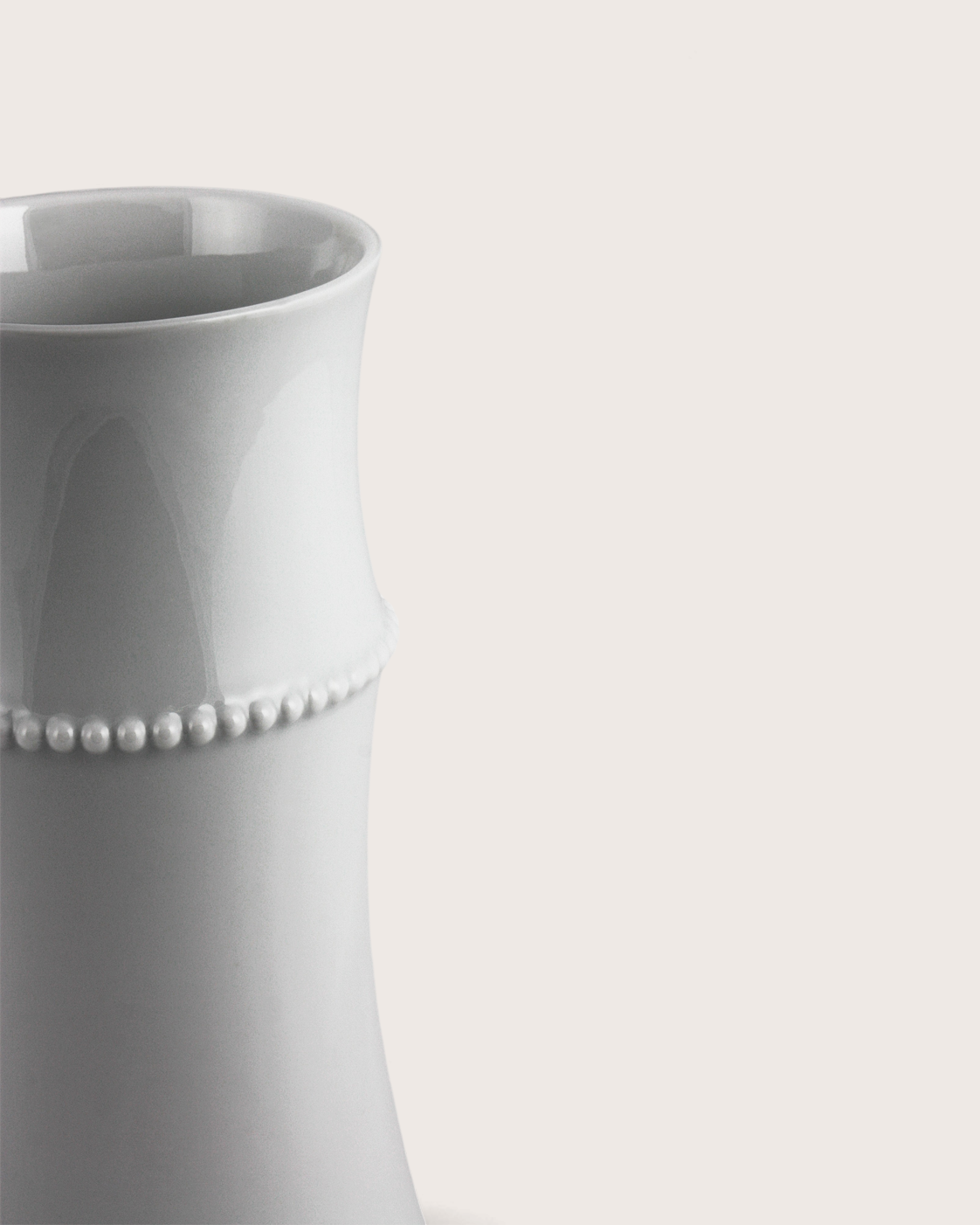 Vaso TMG4 W Bianco – Michael Graves per Alessi - dettaglio
