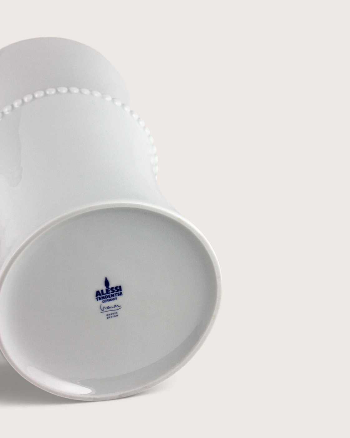 Vaso TMG4 W Bianco – Michael Graves per Alessi
