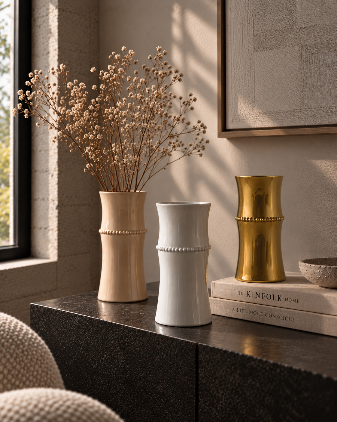 Vaso TMG4 W Bianco – Michael Graves per Alessi - ambientata