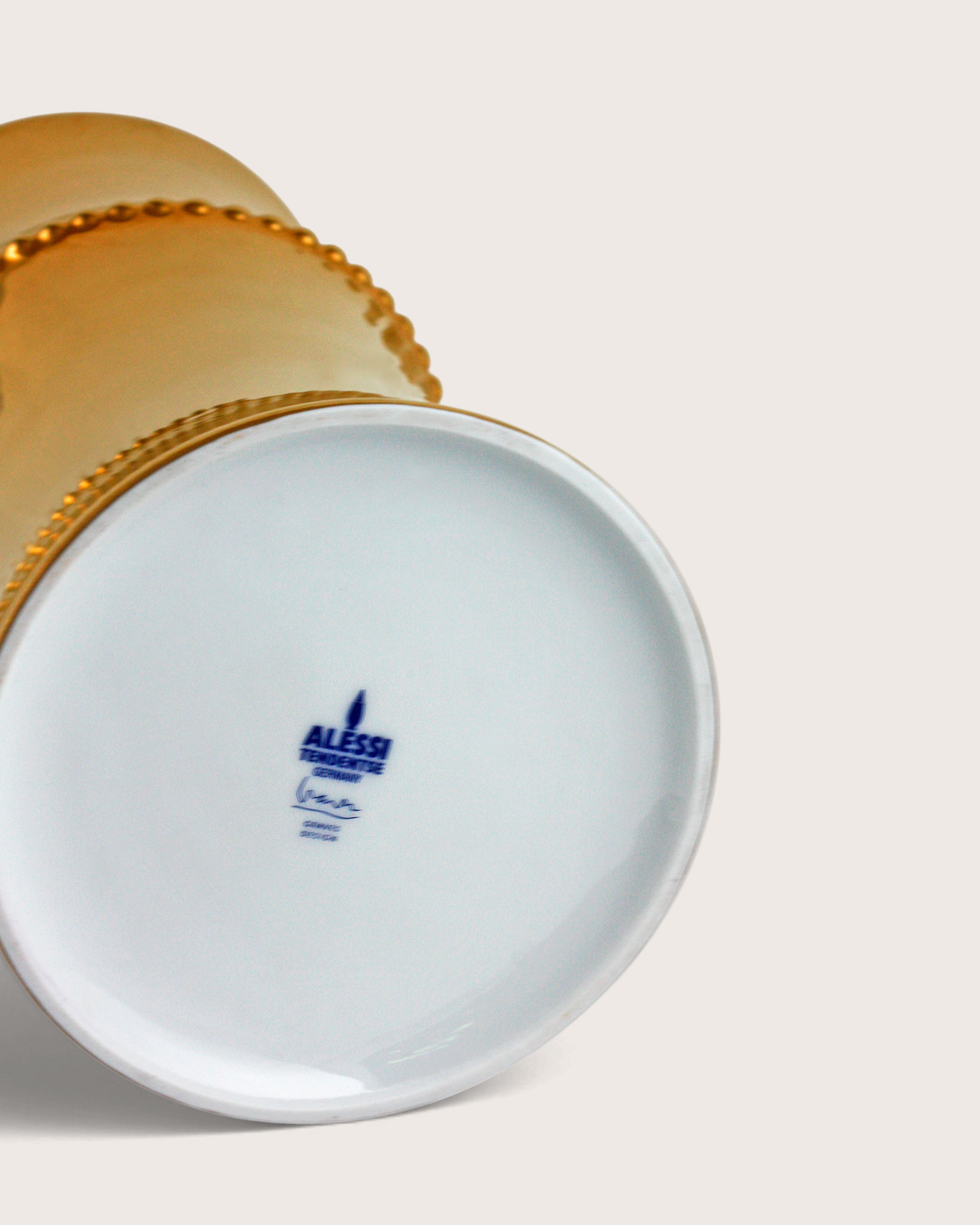 Vaso TMG4 G Gold – Michael Graves per Alessi