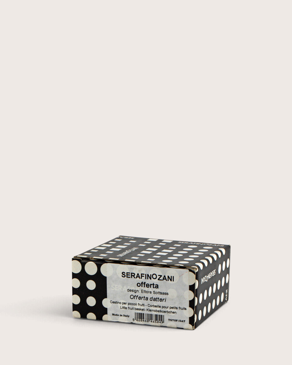 Vassoio Offerta Datteri – Ettore Sottsass per Serafino Zani - scatola